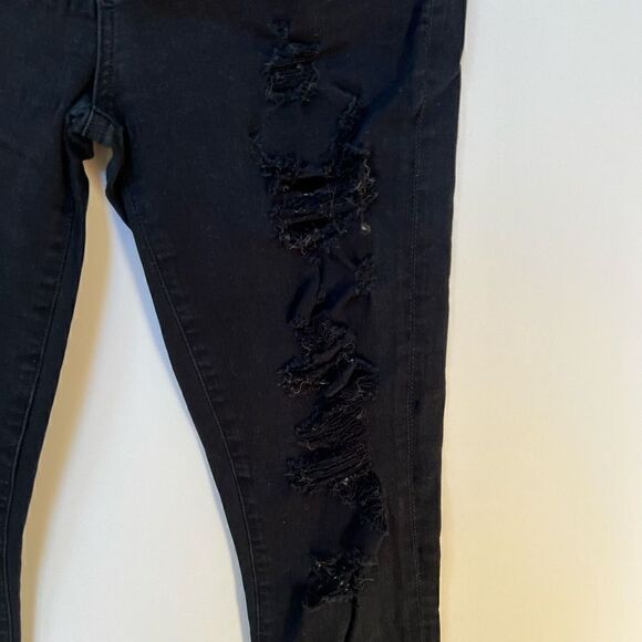 Agolde Sophie High Rise Distressed Skinny Jeans Moonstruck High Waisted 27 - Picture 10 of 13